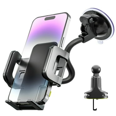 Bracketron TripGrip Window and Vent Mount, GPS Car Mount, Windshield Cell Phone Holder for Car, Includes Vent Clip