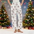 thumbnail image 2 of Lopecy-Sta Women Sleep Pants with Pockets Warm Pajama Sleep Pants for Women Christmas Loungewear Fleece Sleepwear with Pockets, 2 of 6