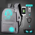 thumbnail image 5 of Topwoner City Jogging Bags Outdoor Luminous Sports Backpack with USB Charge Port (Not Include Power) Students Anti-theft Laptop Backpack, 5 of 5