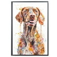 thumbnail image 2 of Wirehaired Vizsla Dog Canvas Wall Art Prints,Watercolor Dog Art Canvas Painting Poster,Pet Canvas Painting Puppy Artwork 8x12 inches, 2 of 6
