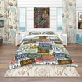 thumbnail image 2 of Designart 'Us California Licence Plates' Modern & Contemporary Duvet Cover Set, 2 of 4