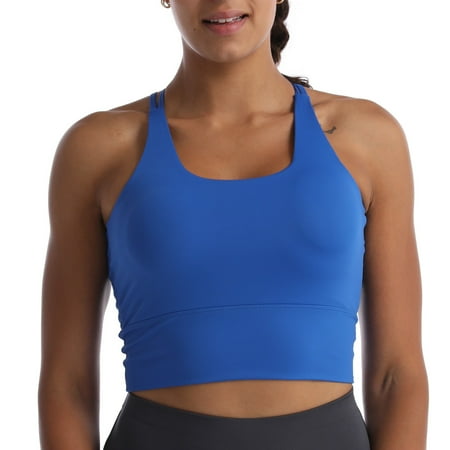 

Womens With Chest Pad Beauty Back Breathable Fitness Running Sports Yoga Tops