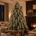 thumbnail image 5 of Cififendec Christmas Large Glitter Tassel Wheat Pick, 35.43", Artificial Hanging Floral Stem with Sparkling Beaded Design for Xmas Tree Arranging, 5 of 7