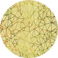 thumbnail image 1 of Ahgly Company Tapis Rond Lavable en Machine Intérieur Transitionnel Jaune Soleil, 5 Pieds Rond, 1 of 7