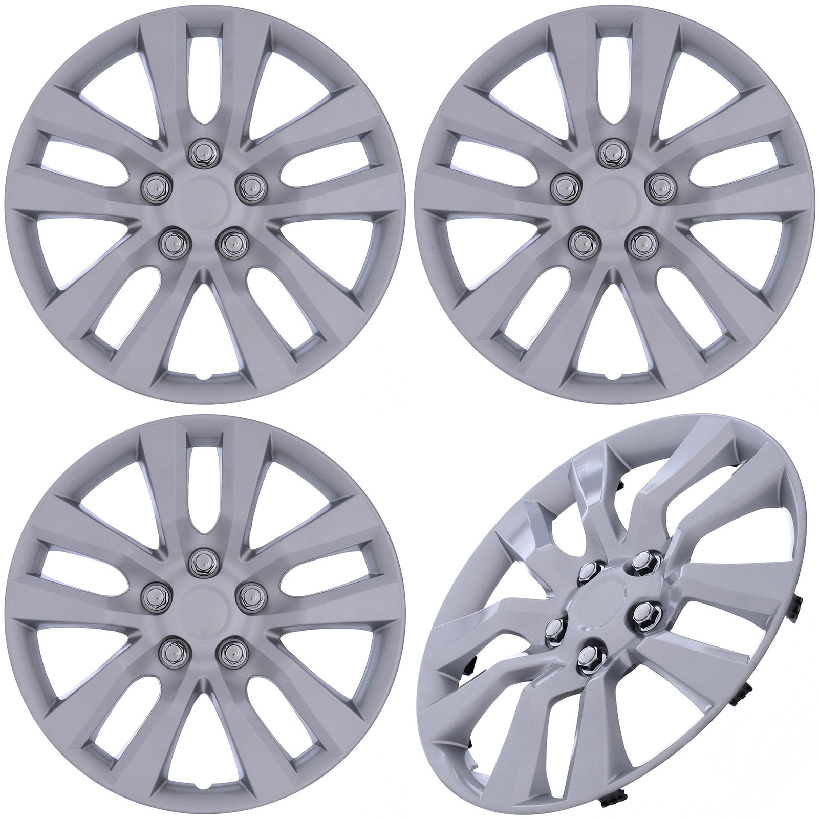 16 Silver Replica Wheel Cover, Nissan Altima Set of 4 Drive Accessories KT-942-16S/L 
