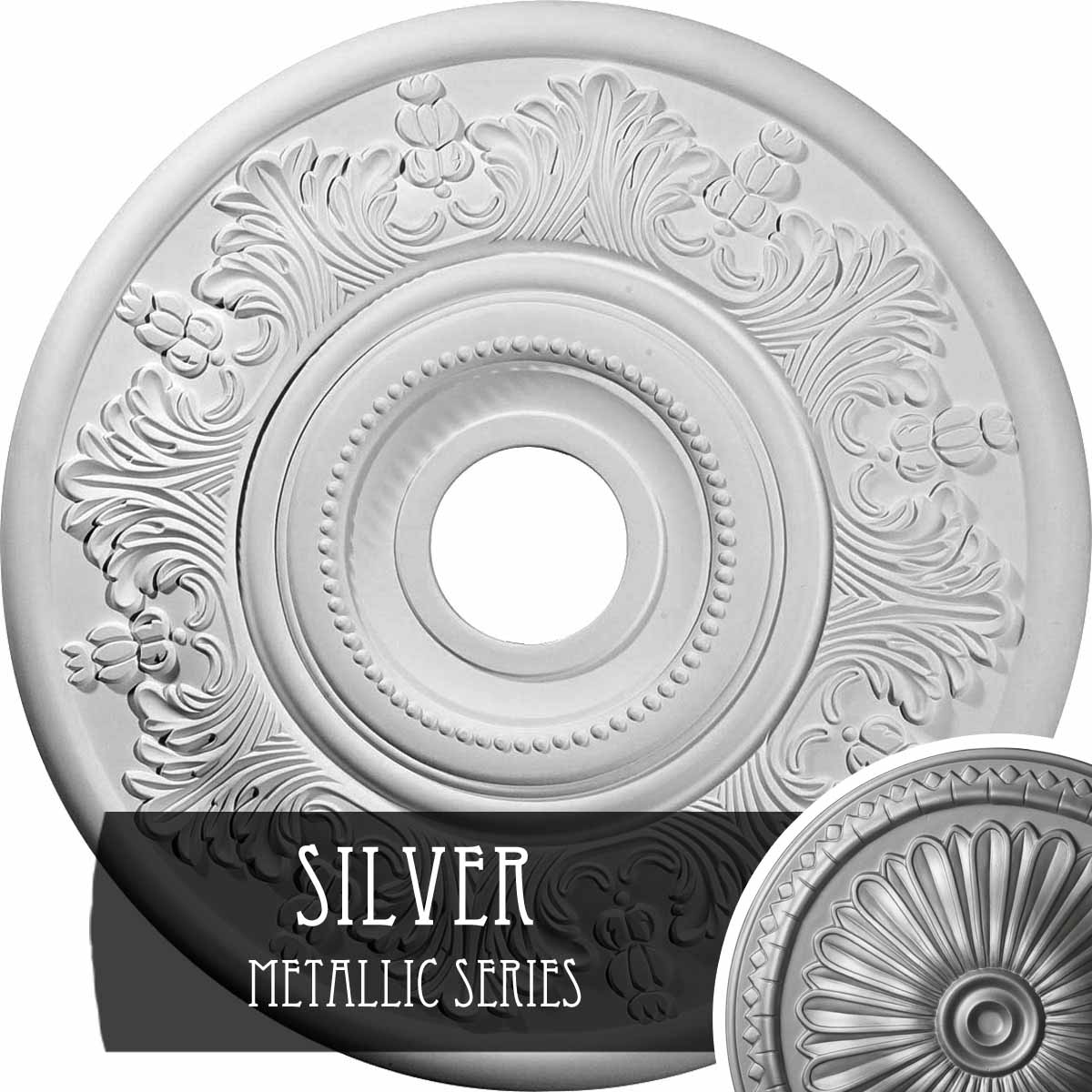20 OD X 3 1 2 ID X 1 1 2 P Vienna Ceiling Medallion Fits Canopies Up 20-od-x-3-1-2-id-x-1-1-2-p-vienna-ceiling-medallion-fits-canopies-up
