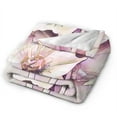 thumbnail image 2 of ZICANCN Anti-Pilling Flannel Bed Throw Blankets Christmas Rose Flower , Couch Ultra Soft Micro Fleece Sofa Bed Camping Travel Blanket for Adults 40"x30", 2 of 8