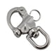 thumbnail image 1 of Speravity Grillete giratorio de acero inoxidable, cadena de ancla de barco de liberación rápida, grillete de ojo, gancho de seguridad giratorio Bombillas para automóviles No.2, 1 of 6