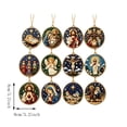 thumbnail image 3 of 12 Pack DIY Christmas Pearl Painting Ornaments, Religious Nativity Bead Art Craft Set, Hanging Decoration for Christmas Tree, Holiday Decor, 3 of 6