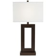 thumbnail image 6 of 360 Lighting Marshall 30 1/4" Tall Open Window Large Modern End Table Lamps Set of 2 Brown Bronze Finish Living Room Bedroom, 6 of 8