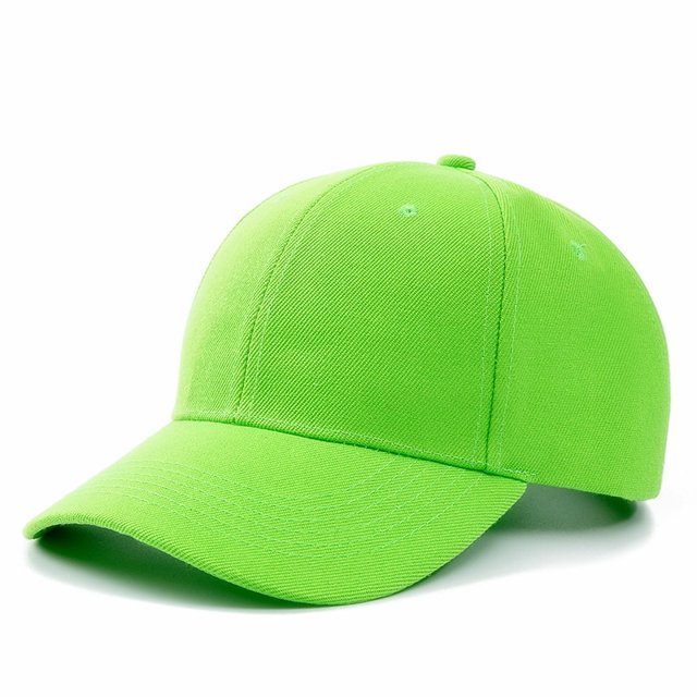 1 PCS Unisex Cap Casual Plain Mesh Baseball Cap Adjustable Snapback Hats For Women Men Hip Hop Trucker Cap Streetwear Dad Hat54cm-60cm Gao Jinjia LED