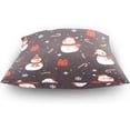 thumbnail image 4 of GZHJMY Christmas Snowman Throw Pillow Cover 18 x 18 Inch, Soft Square Cushion Case for Home Couch Sofa Bedroom Car Farmhouse Decor Home Decor, 4 of 7