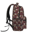 thumbnail image 3 of Disketp Skull colorful flower Backpack for Men and Women - Lightweight Backpack Classical with Multi-pockets Casual Daypack for College Workplace Travel, 3 of 5
