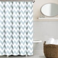 thumbnail image 2 of Echelon Home  Chevron Shower Curtain, 2 of 3