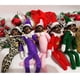 thumbnail image 5 of 11,81 pulgadas lindo muñeco de elfo navideño figura de peluche navideña adorno de juguete (amarillo), 5 of 7