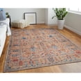 thumbnail image 2 of Feizy Rawlins Transitional Moroccan, Tan/Pink/Blue, 8'10" x 12' Area Rug Stain Fade Resistant Pet & Kid Friendly Bohemian & Eclectic Floral & Botanical Floor Rug for Living room Bedroom, 2 of 9