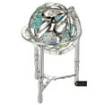 thumbnail image 2 of Matashi Crystal Crystal Studded Spinning Globe Sculpture, 2 of 2