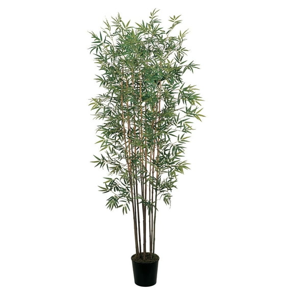 Nearly Natural 6ft. Mini Bamboo Silk Tree, Green
