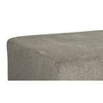 thumbnail image 2 of Square Textured Fabric Upholstered Oversized Accent Ottoman Light Gray - Saltoro Sherpi, 2 of 5
