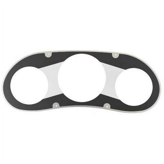 Ranger Boat Blank Gauge Panel 207910 | Black Silver Aluminum