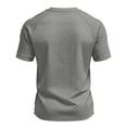 thumbnail image 4 of Zimjoy USA 250 Anniversary Waffle T Shirts for Men Patriotic Crew Neck Short Sleeve T-shirts Flag Graphic Independence Day Tee Shirts, Gray XL, 4 of 4