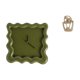 thumbnail image 1 of Reloj de pared de pareja abstracto silencioso, escultura de resina, adorno para cocina, baño, granja, estudio, estantería, cafetería, escritorio,, 1 of 8