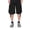 Black, variant on Victorious Men's Utility Cargo Jogger Shorts JS70 - KHAKI - LRG