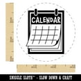 thumbnail image 2 of Calendar Day Planner Self-Inking Rubber Stamp Ink Stamper - Orange Ink - Small 3/4 Inch, 2 of 7