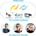 thumbnail image 4 of Anti-slip Eyeglass Ear Grips Hook Comfortable Silicone Elastic Eyeglasses Temple Tips Sve Retainer-for Eyewear Sunglasses Spectacles Glasses,s, 4 of 4