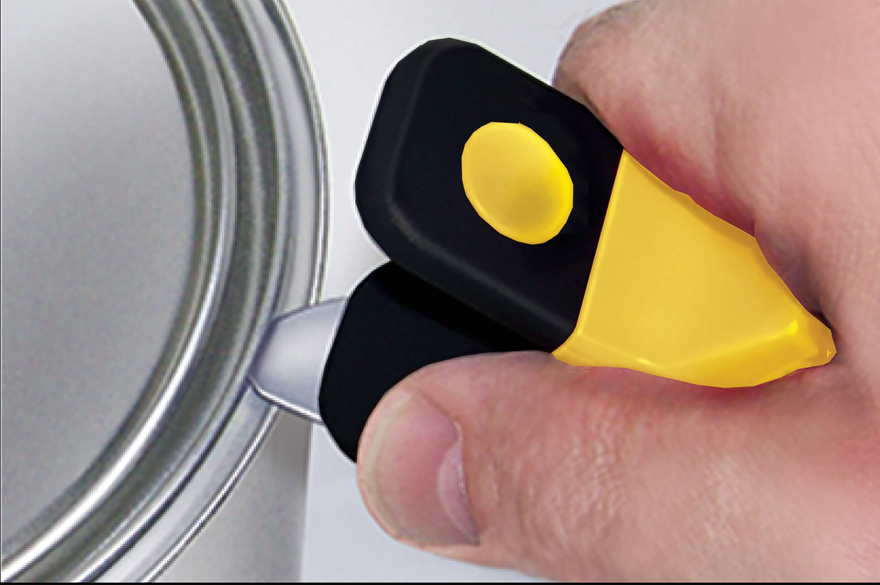 (4 pack) Allway 2-in-1 Magnetic Can Clip, Attaches to The Rim of Paint Cans with Steel Can Opener Tab, 3.25in. x 1.2in.