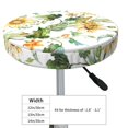 thumbnail image 4 of Balery Watercolor Bright Sunflowers Fundas de asiento para taburete de bar redondo de tela de terciopelo ajustables que protegen de arañazos y manchas para sillas de 14 a 17 pulgadas.-12 inch, 4 of 7