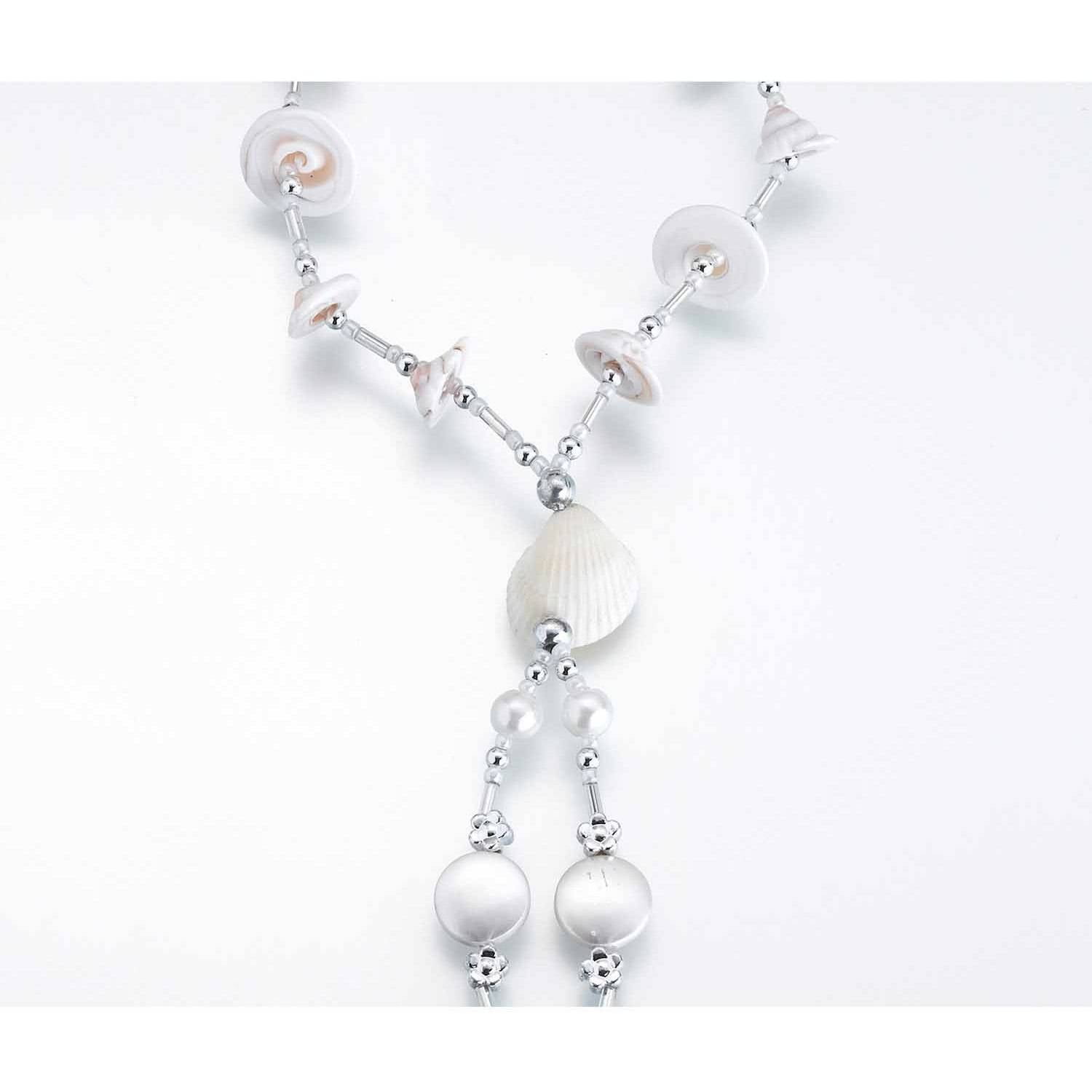 Lillian Rose 2 Coastal Seashell Barefoot Sandals Jewelry