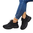 thumbnail image 7 of Domzle Women's Walking Shoes Lightweight Breathable Mesh Sneakers Tennis Shoes for Gym Travel Office Nursing Work Black 40, 7 of 7