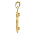 thumbnail image 3 of FJC Finejewelers 14 kt Yellow Gold with Twisted Wire 27.0mm Prong Coin Bezel Pendant, 3 of 6
