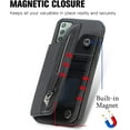 thumbnail image 6 of Phone Case for Samsung Galaxy Note 20 Glaxay Note20 5G Wallet Cover with Screen Protector and Zipper Credit Card Holder Stand Leather Cell Accessories Gaxaly Notes 20s Twenty Not S20 Women Men Black, 6 of 7