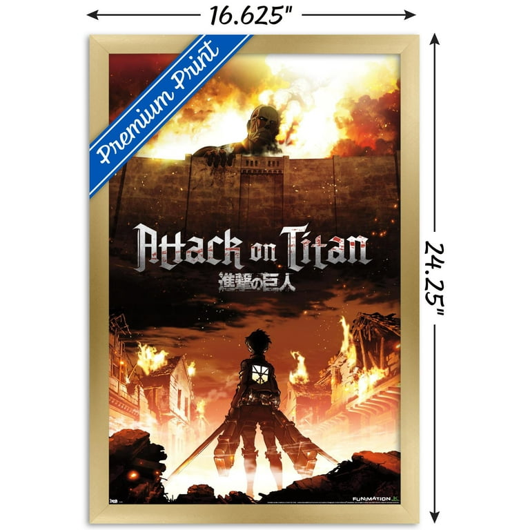 Attack on Titan - Fire Wall Poster, 14.725