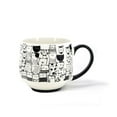 thumbnail image 1 of Ma Maison Black & White Cat Mug, 500 ml, 1 of 4