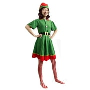 Elf Women's Christmas Fancy-Dress Costume for Adults