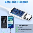 thumbnail image 4 of USB C Headphones for iPhone 17/16/15, 2 Pack Type C Magnetic Wired Earphones Ergonomic In-Ear Headset HiFi Stereo Earbuds with Mic&Volume Control Noise Cancelling Compatible for Samsung Android,White, 4 of 7