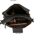 thumbnail image 6 of MKF Collection Women's Marietta M Signature Crossbody Handbag by Mia K. - Black, 6 of 7