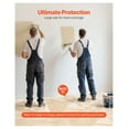 thumbnail image 4 of Canvas Drop Cloth 9x12 ft 2 Pack - Painter's Cotton Tarp for Painting, Renovations, Dust Protection - All Purpose Canvas Tarp, 4 of 8