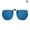 Blue, variant on SSKFHGI Ice Blue Sunglasses Clip-On Can Be Flipped Up Frameless Polygonal Men And Women Sunglasses Clip-On