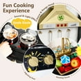 thumbnail image 7 of LINLUX Wooden Kids Play Kitchen, Toy Kitchen Playset For Toddler, Realistic Kitchen Sets Baby,Black, 7 of 7