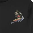 thumbnail image 2 of Men's Mickey & Friends Pocket Surfer Sweatshirt Black 3X Large, 2 of 4