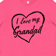 thumbnail image 4 of Inktastic I Love My Grandad in Black Chalk Heart Youth T-Shirt, 4 of 5