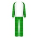 thumbnail image 4 of Conjuntos de pijamas navideños familiares a juego Grinch 2024, pijama de Grinch con parte superior y pantalones de pijama a cuadros, pijama de Grinch para niños y adultos para la familia, Hombres S, 4 of 4
