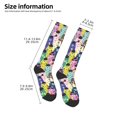 thumbnail image 2 of Balery Llamas Colorful Calcetines novedosos Calcetines deportivos Calcetines hasta la rodilla Calcetines de algodón Calcetines originales y geniales, 2 of 6
