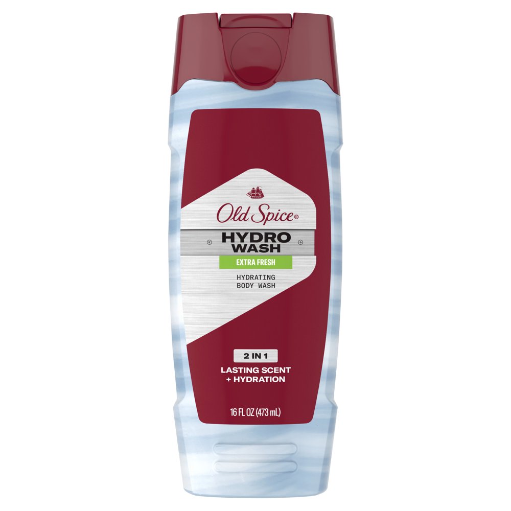 Old Spice Hydro Wash Body Wash for Men Hardest Working Extra 16 oz