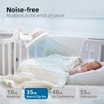 thumbnail image 4 of Ventilador con clip Nuerst, 10000 mAh, 30 horas, recargable, 20 cm, blanco, 4 of 7