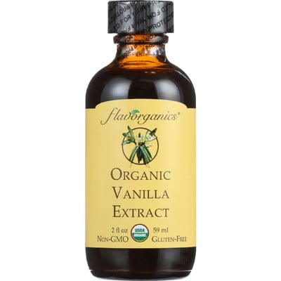Flavorganics Organic Vanilla Extract 2 oz (Pack of 12)